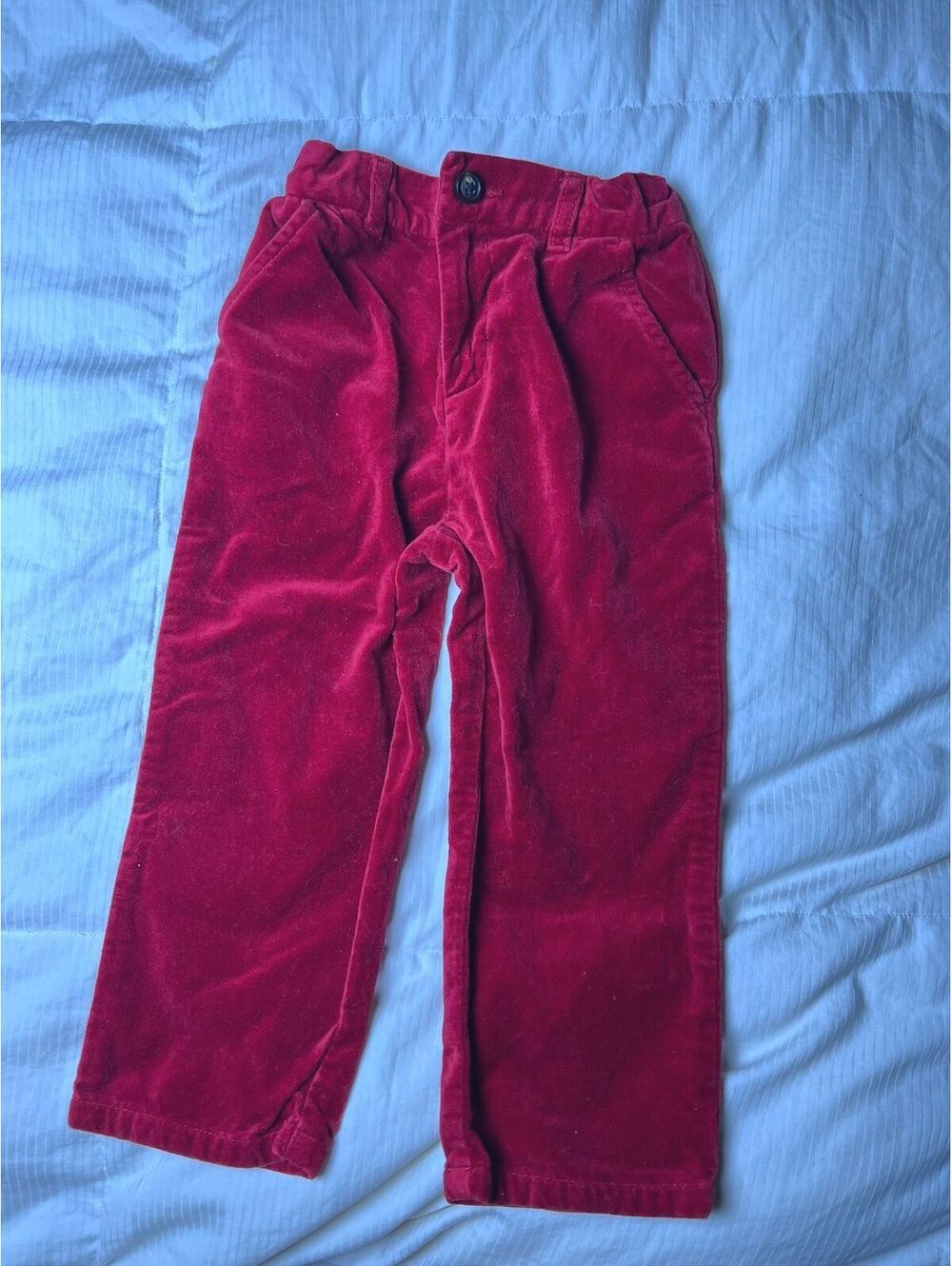 Gymboree boys red velvet pants size 3T